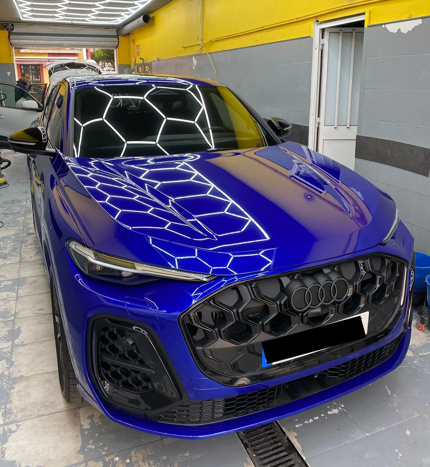 Audi Q5 Sportback: detailing at our car wash in San Pedro de Alcántara, Marbella