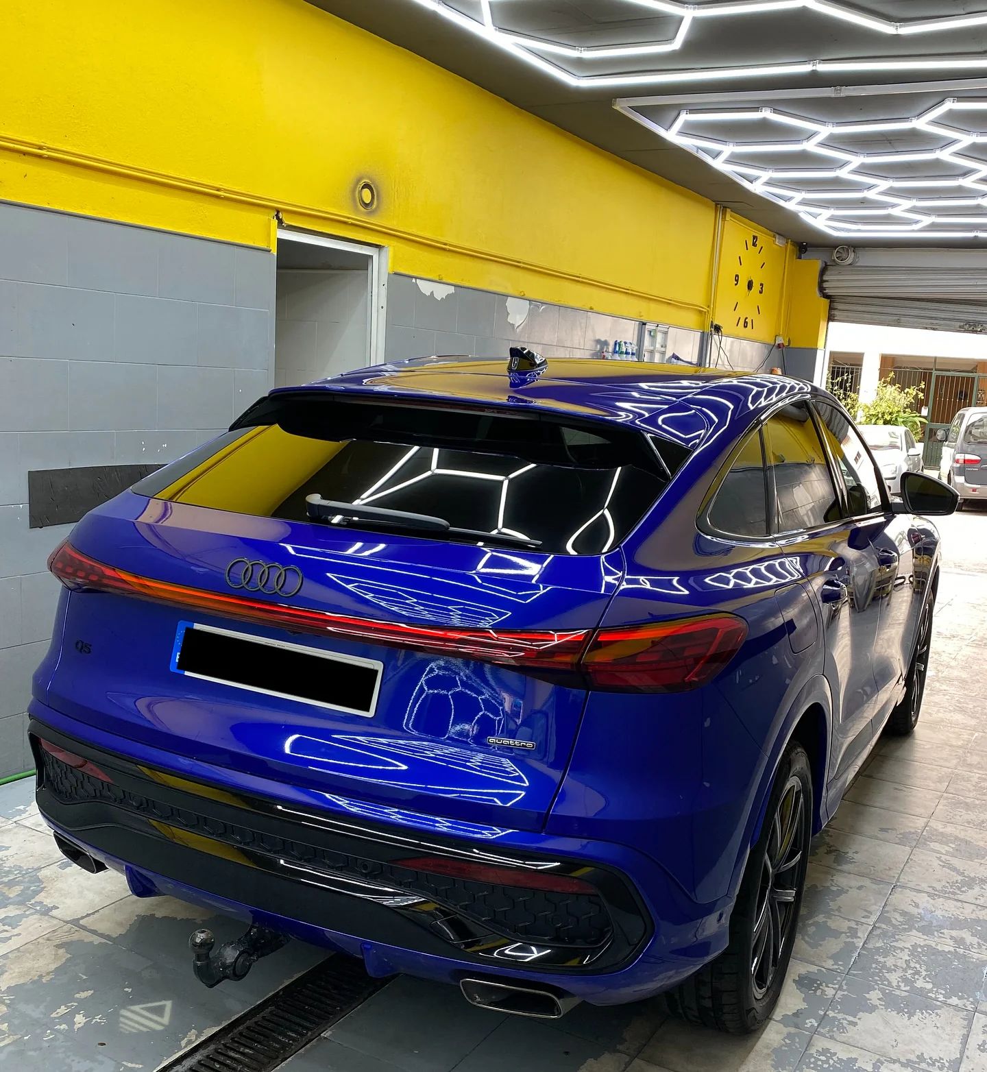 Audi Q5 Sportback: detailing at our car wash in San Pedro de Alcántara, Marbella