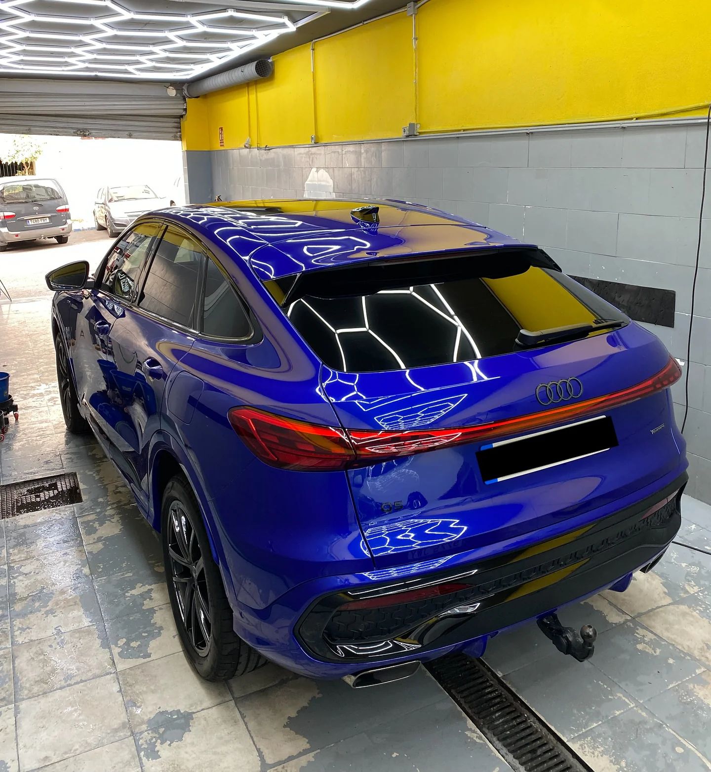 Audi Q5 Sportback: detailing at our car wash in San Pedro de Alcántara, Marbella